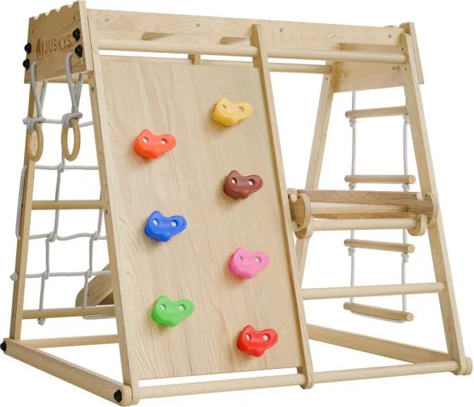 Többfunkciós beltéri játszótér csúszdával