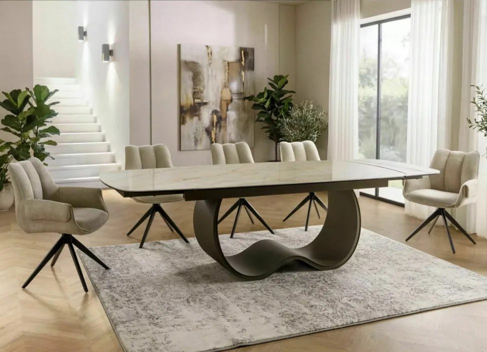 Gio forgatható étkezőszék világosbézs