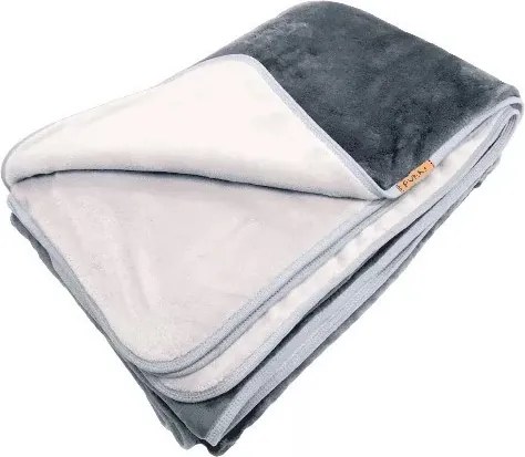 Dupla Fleece takaró oviba-táborba szürke