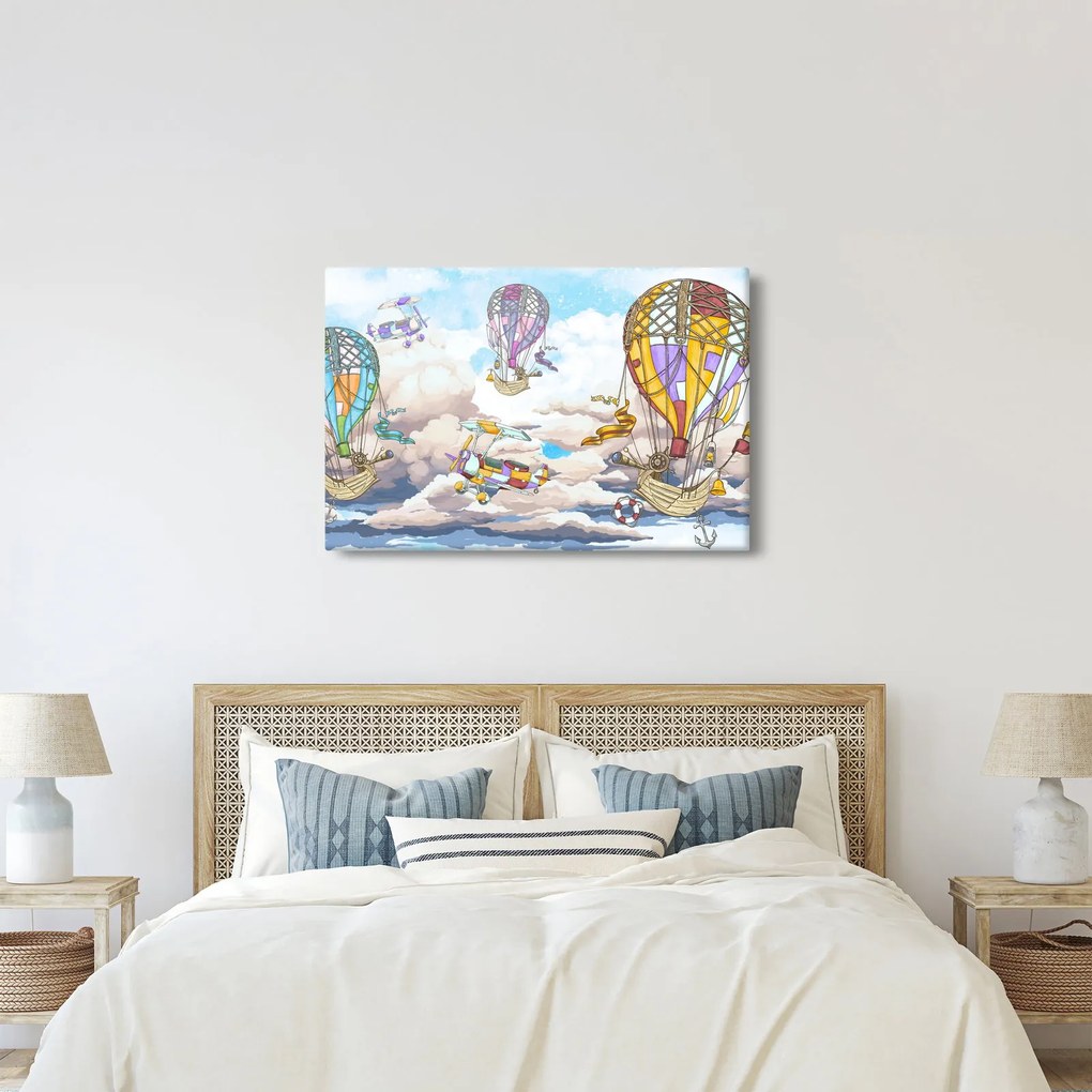 Kép - Expedíció a felhőkben (90x60 cm)