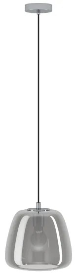 Eglo 39666 - Csillár zsinóron ALBARINO 1xE27/40W/230V átm. 26 cm füstös