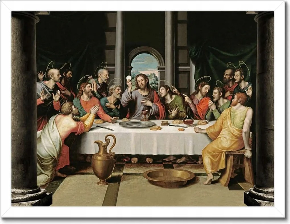 Poszterek keretben 40x30 Apostolok Jézussal