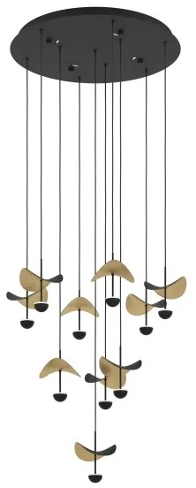 Eglo 390339 - LED Dimmelhető csillár zsinóron DRACERA 10xLED/2,3W/230V átm. 58 cm