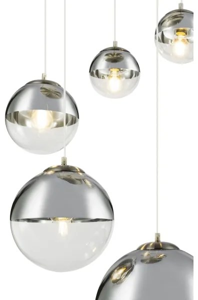 Globo 15851-5 - Csillár zsinóron VARUS 5xE27/60W/230V
