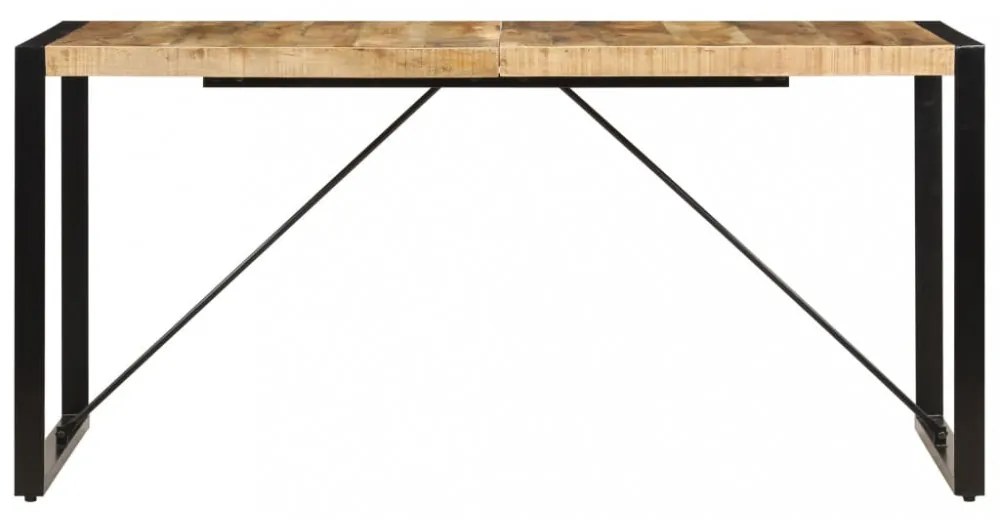 tömör mangófa étkezőasztal 160 x 80 x 75 cm