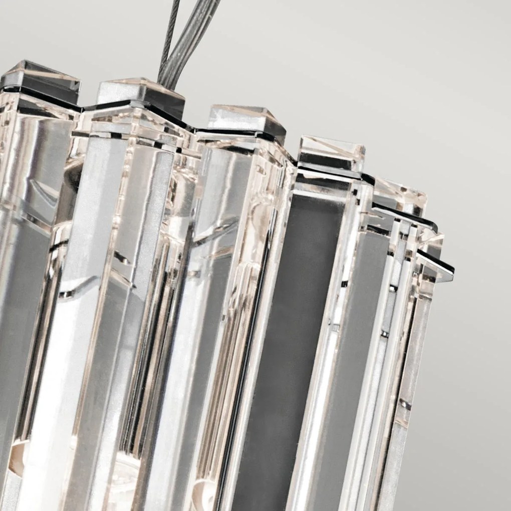 Kichler glamour kristály LED függeszték crystal skye króm átlátszó elsklcrystalskyemp IP44