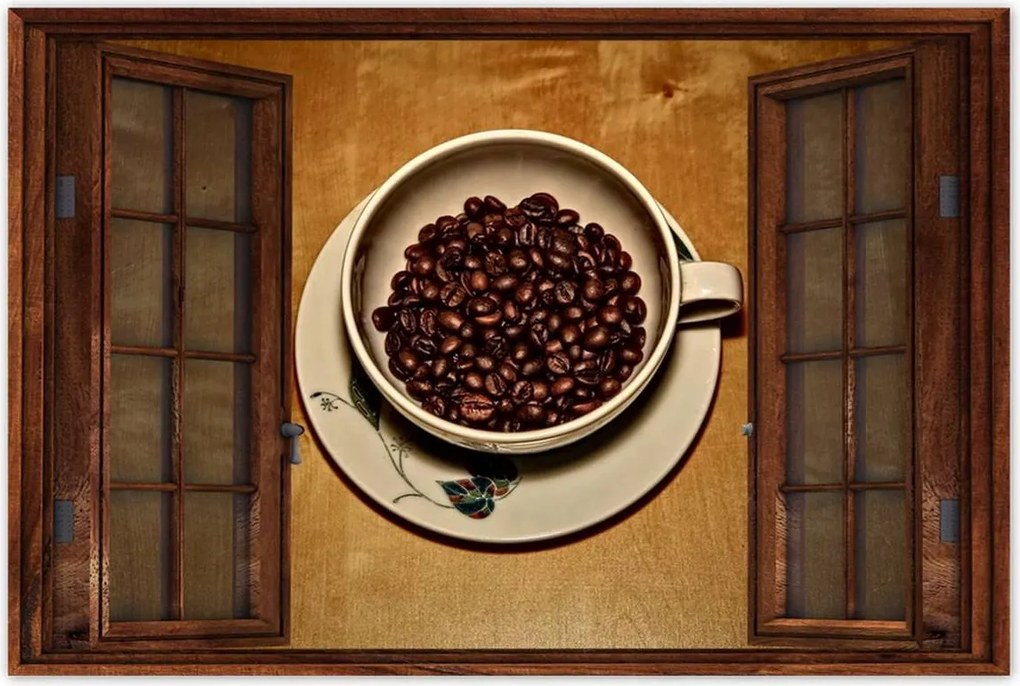 Poszterek 90x60 Aromás kávébabok