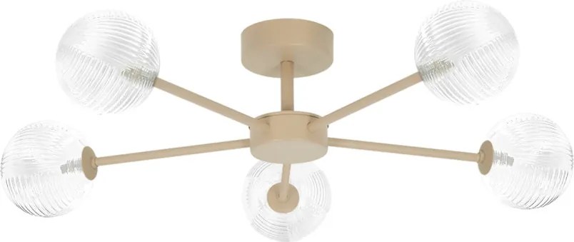 KAJA K-5711 CASOLI Áttetsző Színű Mennyezeti Lámpa 5xG9 10W IP20