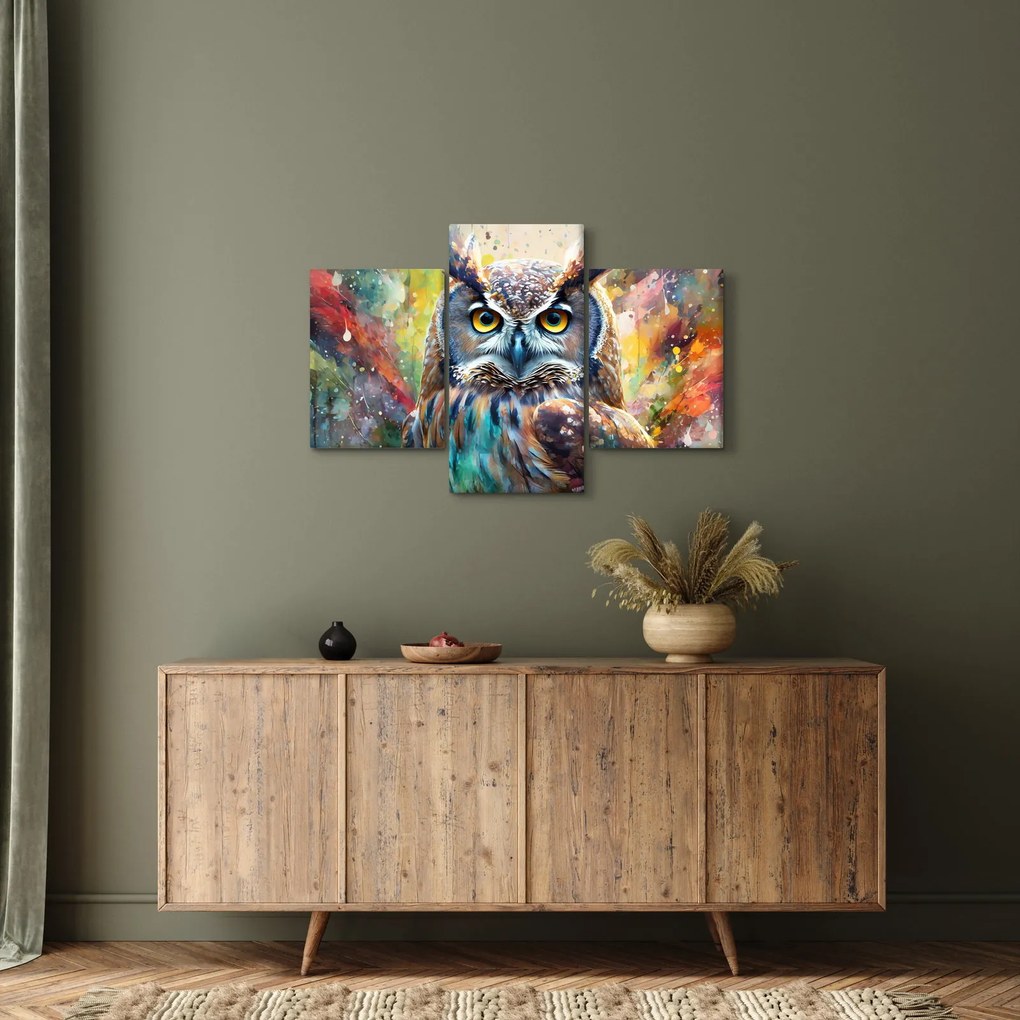 Kép - Egy bagoly festménye (90x60 cm)