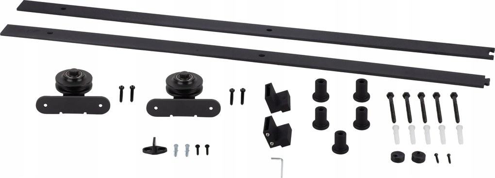 Loft Barn Door Tolóajtó Rendszer Szett 2x100CM Retro Loft Szett 2M