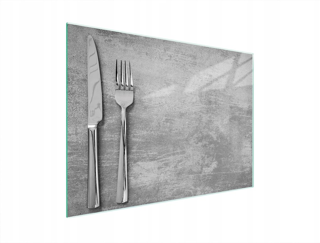 Üveg Vágódeszka 40x30 Evőeszköz Edzett Üveg