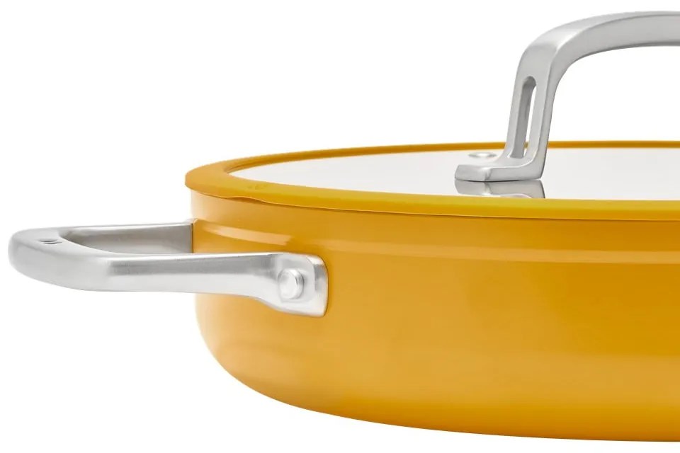 Serpenyő fedővel-kerámia felülettel ø 28 cm tegame Meda 3.0 – FABINI