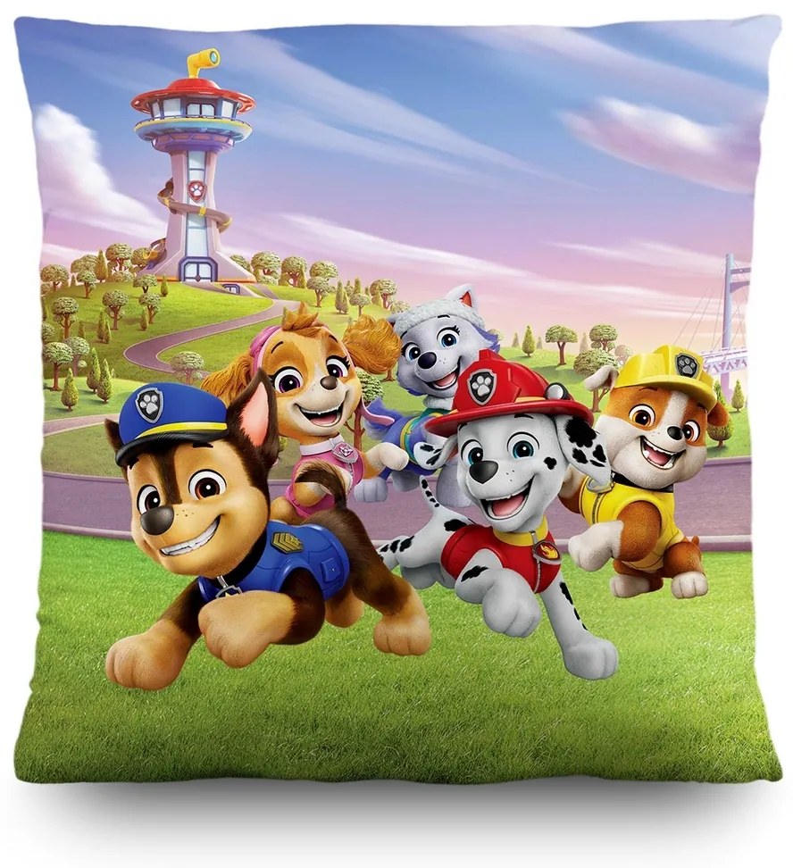 Gyerek párna Paw Patrol, 40 x 40 cm