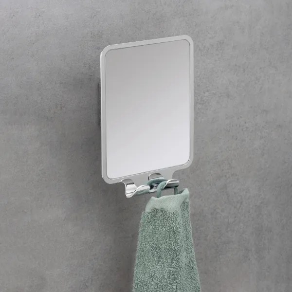 WENKO 22693100 - Kozmetikai tükör VACUUM-LOC QUADRO ED 14x19,5 cm, fényes króm