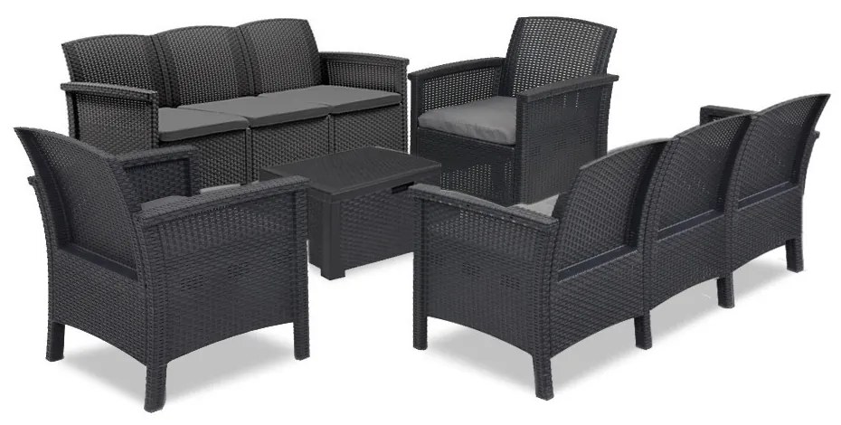 Venus Large 8 személyes kerti bútor garnitúra