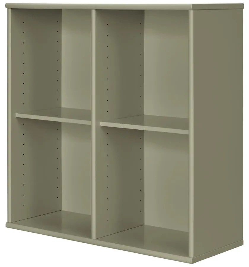 Khaki függő könyvespolc 140x140x27 cm Mistral – Hammel Furniture