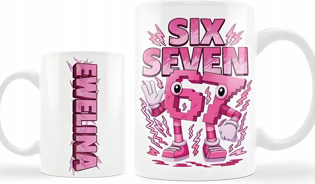 Ajándék Bögre Lányoknak Névvel Six Seven Nőnap