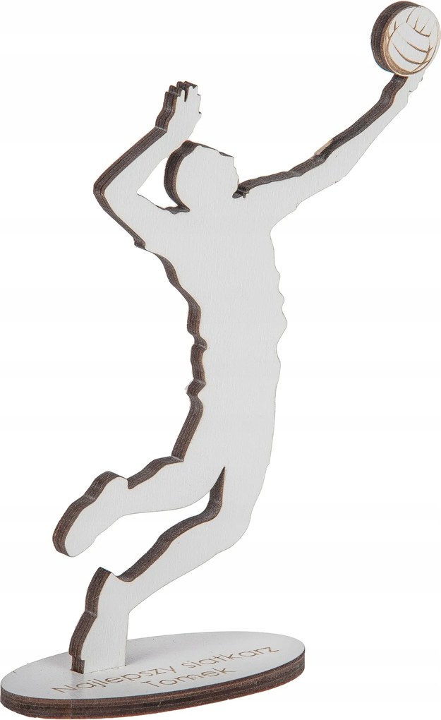 Szobor Ajándék Röplabda Díj Gravírozás Dekoráció