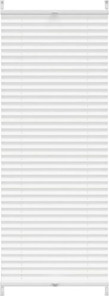 vidaXL Plisse Roló 60 x 125 cm Fehér Redős Roló