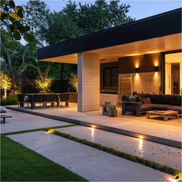 Kültéri fali lámpa QUERK 2xGU10/35W/230V IP54 15 cm fekete