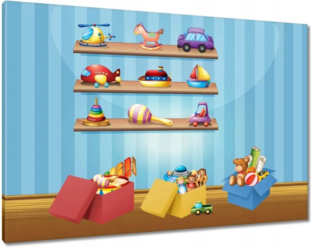 Képek 100x70 Játékok a gyerekszobába