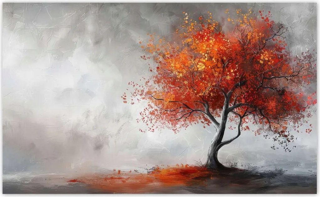 Fotótapéták 416x254 Tűzszínű fa