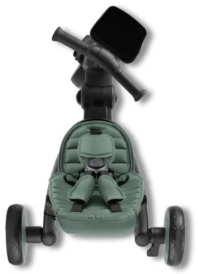 KINDERKRAFT - JAZZ 2 4 az 1-ben gyerek tricikli, zöld