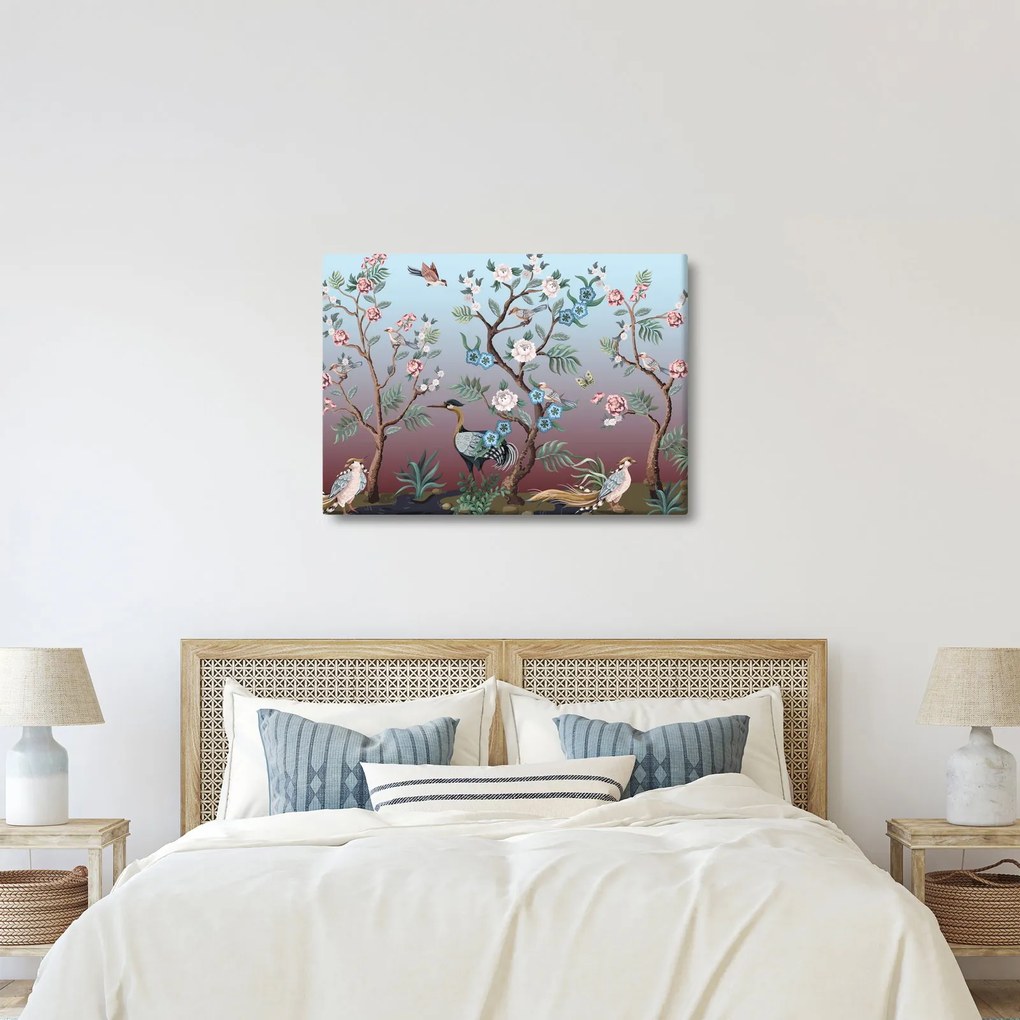 Kép - madár park (70x50 cm)