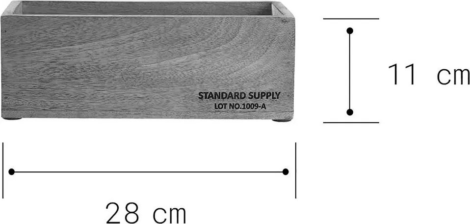 STANDARD SUPPLY mangófa doboz 28 x 11cm