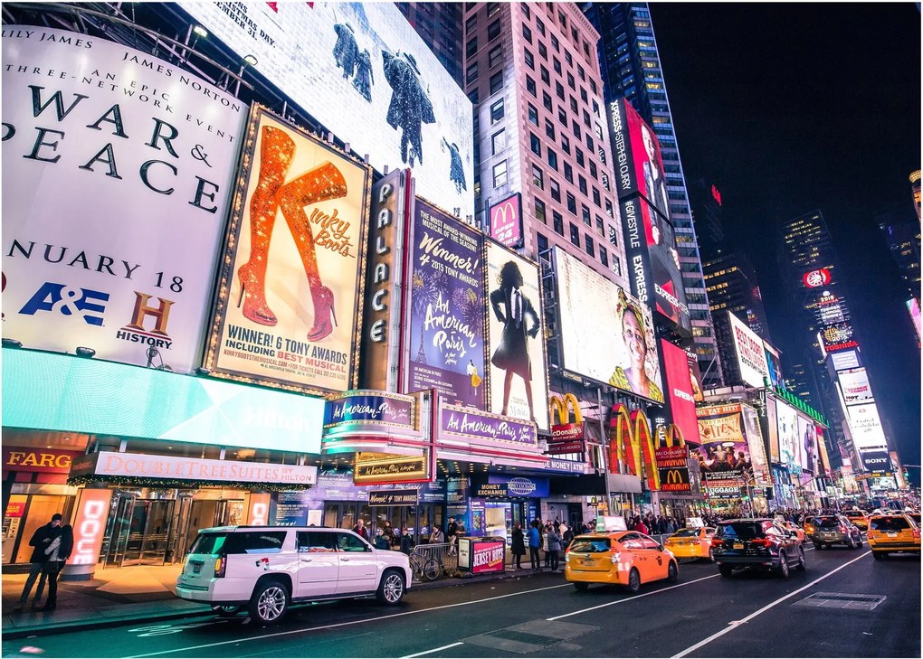 Kép - New York Theater District (70x50 cm)