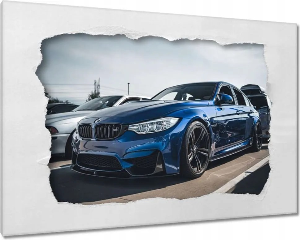 Vászonkép 60x40 Kék Bmw M3 Auto