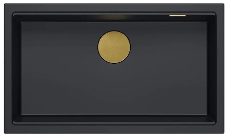 gránit mosogató Logan 110 Black