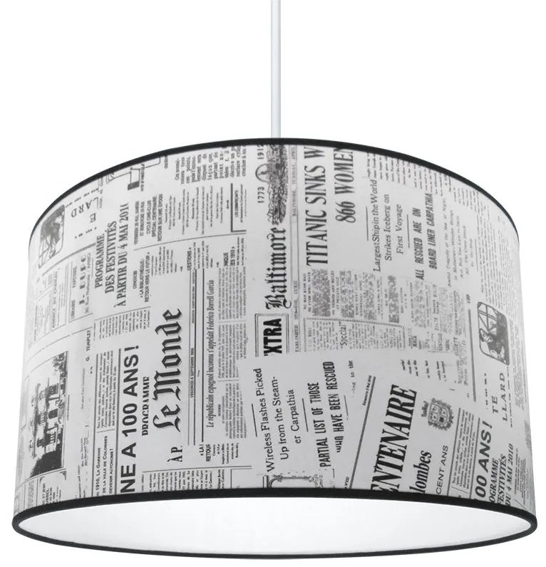 Csillár 1xE27/60W/230V újságok