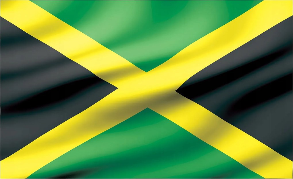 Fotótapéta flizelin zászló Jamaica 368x254 +ragasztó