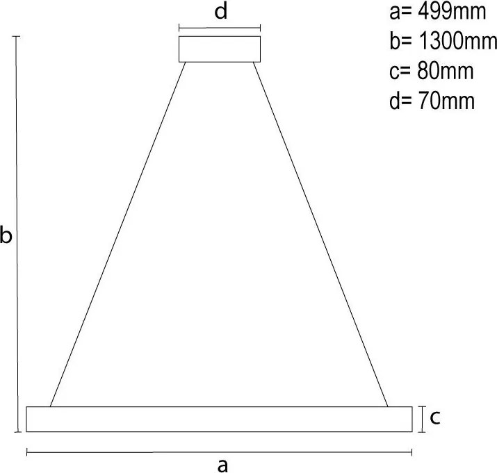 NEDES TA2302-W Modern Led Függesztett Lámpa IP20