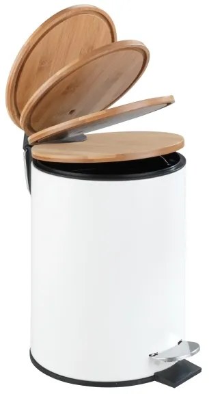 WENKO 24392100 - TORTONA kosár 17x23,5 cm fehér/barna/fekete