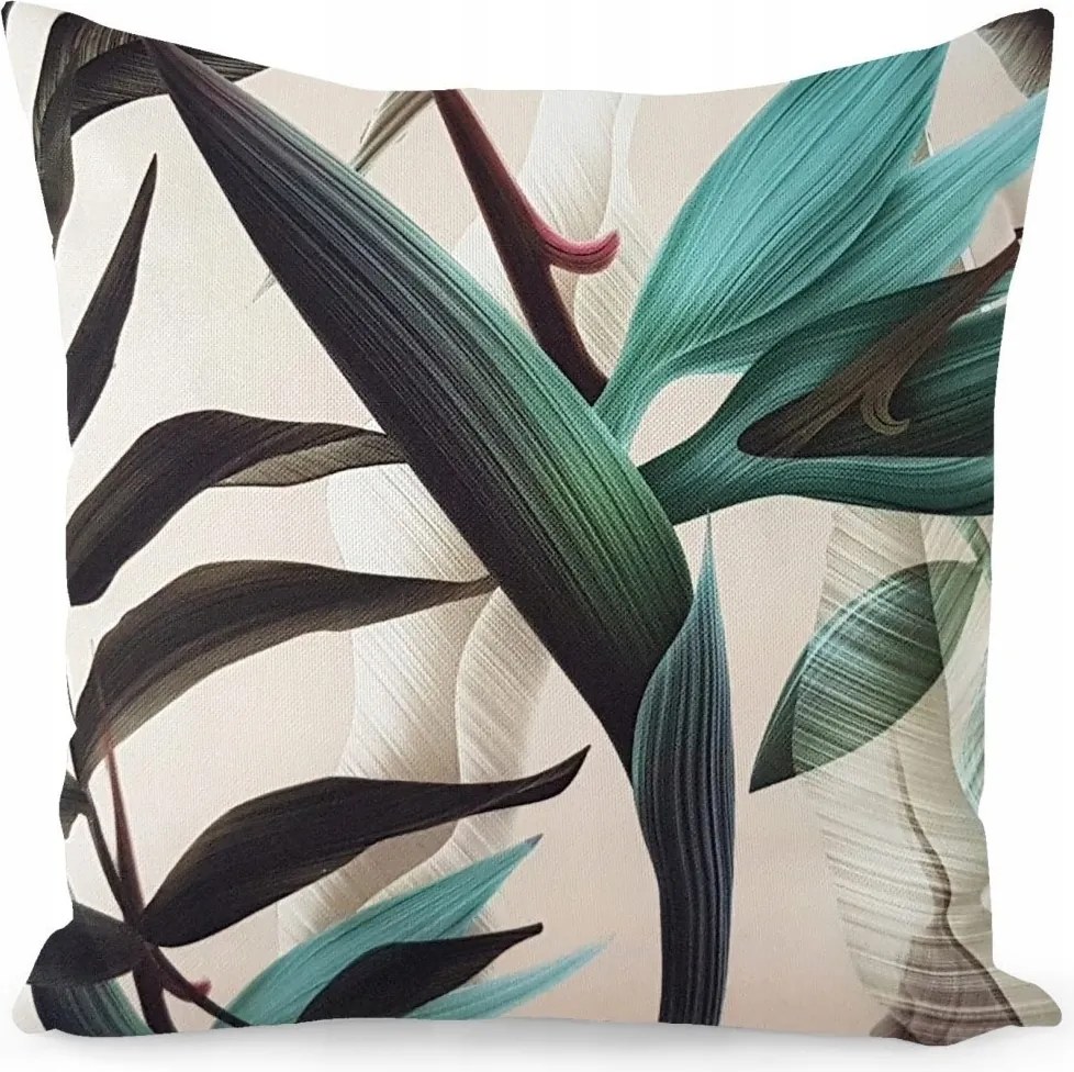 Dekorációs Párnahuzat 40x40 Virágok Puha Szép