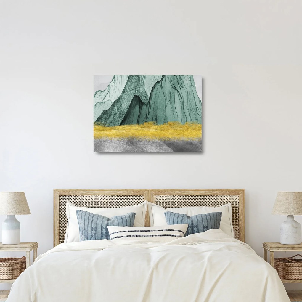 Üveg kép - Smaragdhegység N⁰3 (70x50 cm)