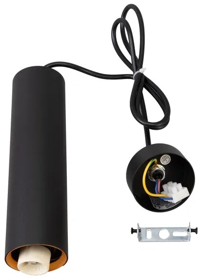 Brilagi - Dimmelhető LED kábeles függőlámpa SELE 1xGU10/6W/230V fekete/arany