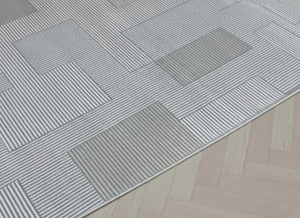 Taro 3726 fehér-szürke színű szőnyeg 60x220cm