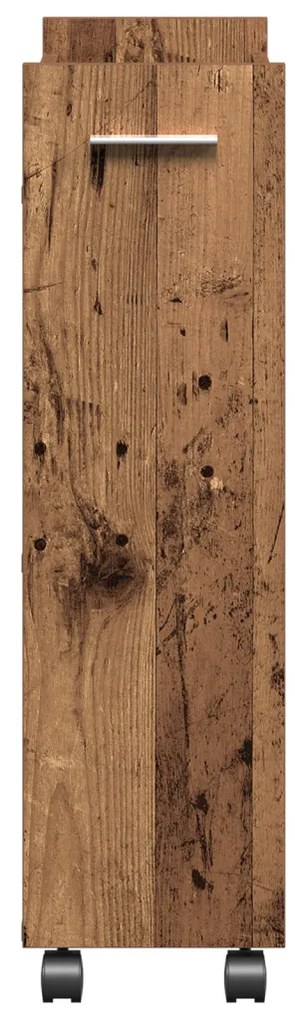 Görgős Szekrény Régi Fa 60x22x79 cm Műgyanta