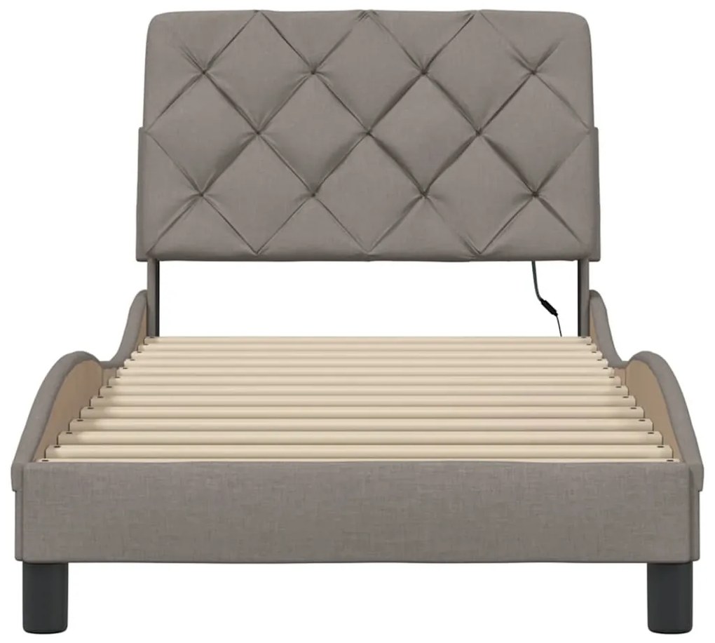 szövet ágykeret LED-es matrac nélkül 80x200 cm 80x200 cm