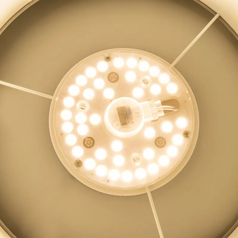 Mennyezeti lámpa kék 40 cm LED-del - Drum LED