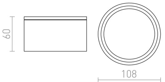 RED - Design Rendl - R10430 - Kültéri lámpa MERIDO 1xGX53/11W/230V IP54