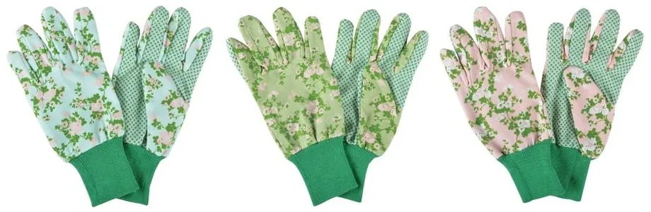 Plaque Rose 3 db-os kertészkesztyű szett - Esschert Design