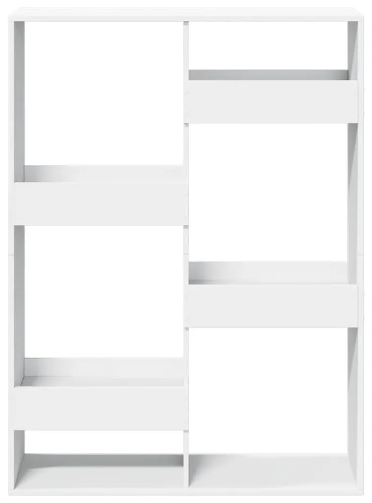 fehér szerelt fa térelválasztó 100 x 33 x 135 cm