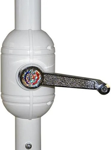 GARTHEN Napernyő négyzet alakú 2 x 3 m kék