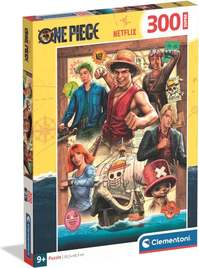 One Piece Treasure Hunt 300 db-os puzzle Clementoni