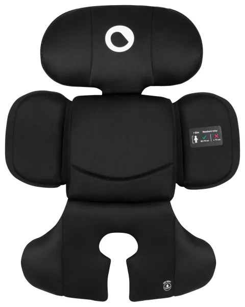 Lionelo - Forgatható autósülés alappal BASTIAAN i-Size 40-150 cm fekete karbon