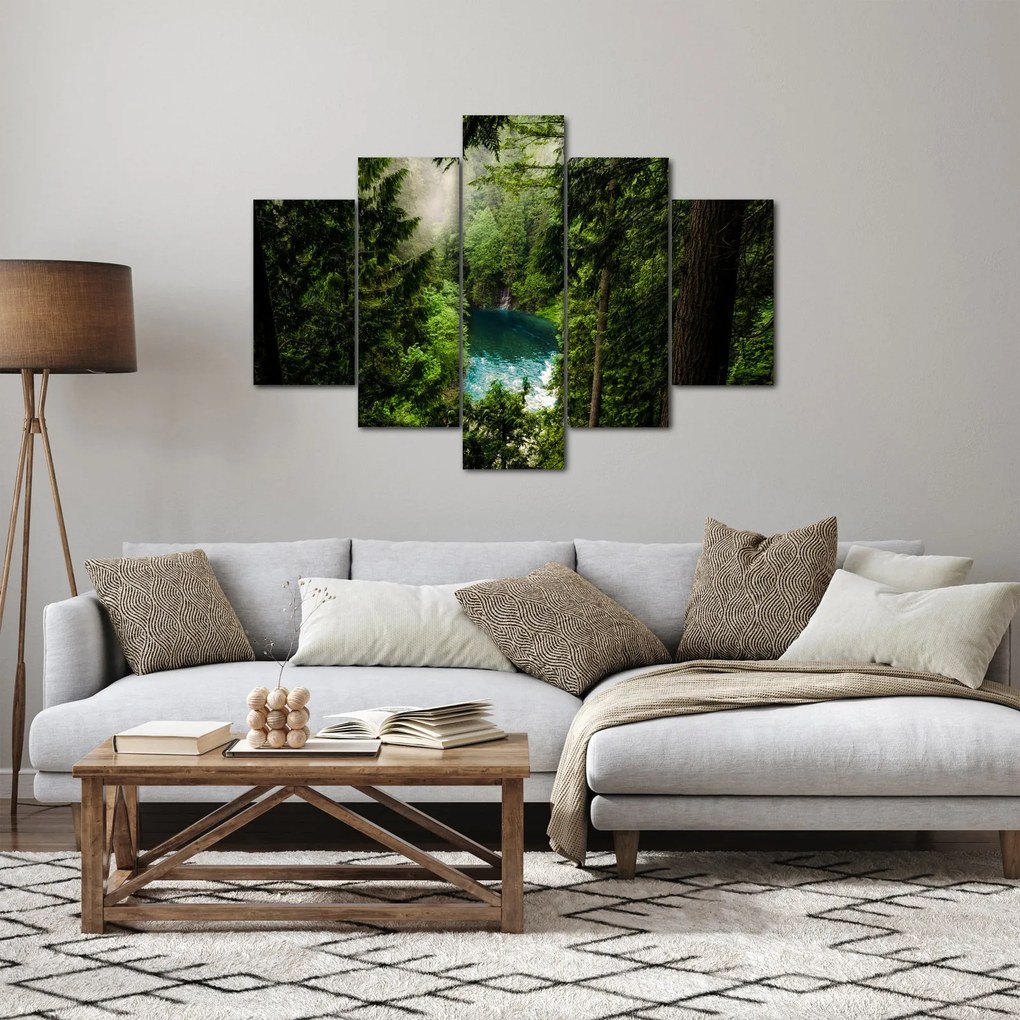 Kép - kilátás a fák között (150x105 cm)